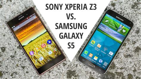 Samsung Galaxy S5 Plus vs Sony Xperia Z3 Karşılaştırma